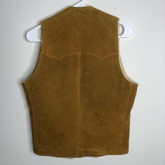 LEVIS Original 1950s Vest Big E Western Suede VTG - Picture 2 of 9